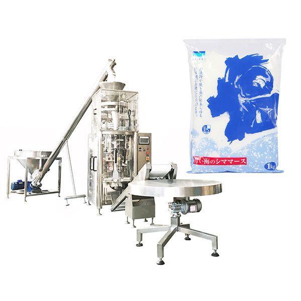 ऊर्ध्वाधर फारम साल्ट को लागि Volumetric कप संग सील मिसिन भरें