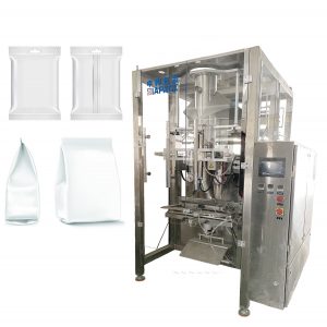 स्वचालित VFFS श्रृंखला gusseted र तकिया झोला फ्रिमिङ प्याकिंग मेसिन