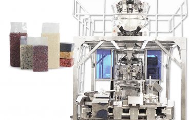 अनाजको लागि स्वचालित ईंट प्रकार भ्याकुम झोला भर्ने प्याकेजि machine मेसिन